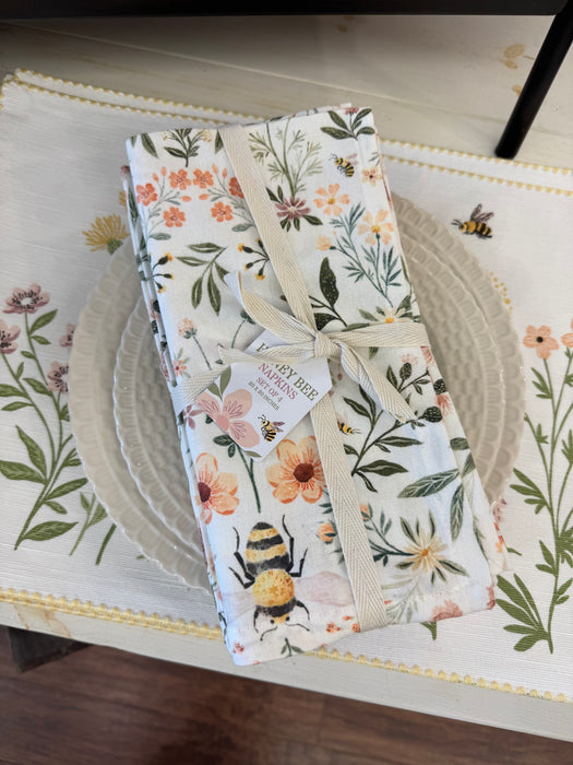 Honey Bee Meadows Napkins/Set of 4