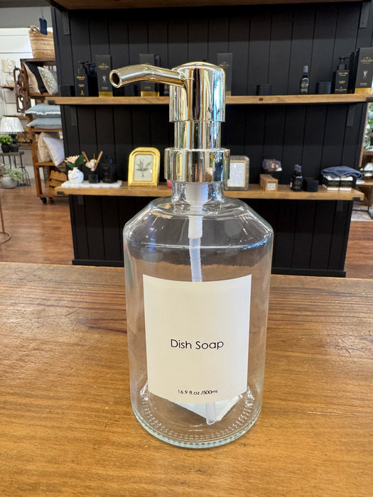 Glass Dish Soap Dispenser